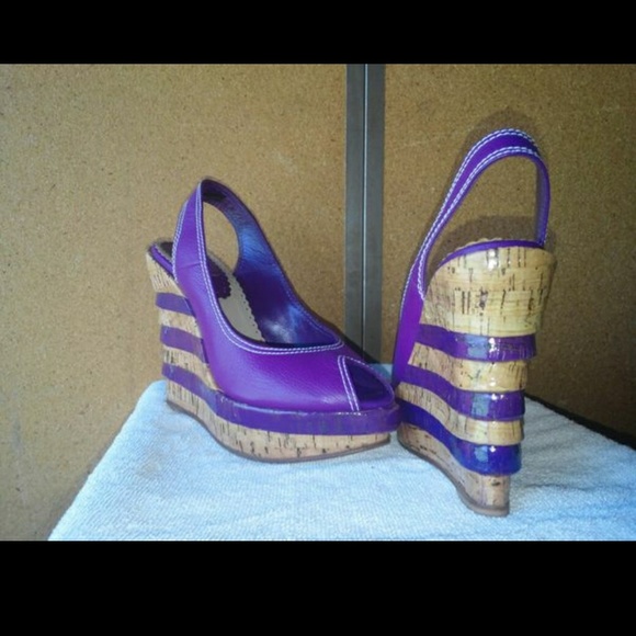 Roberto Fabiani Italian Leather wedges - Picture 3 of 5